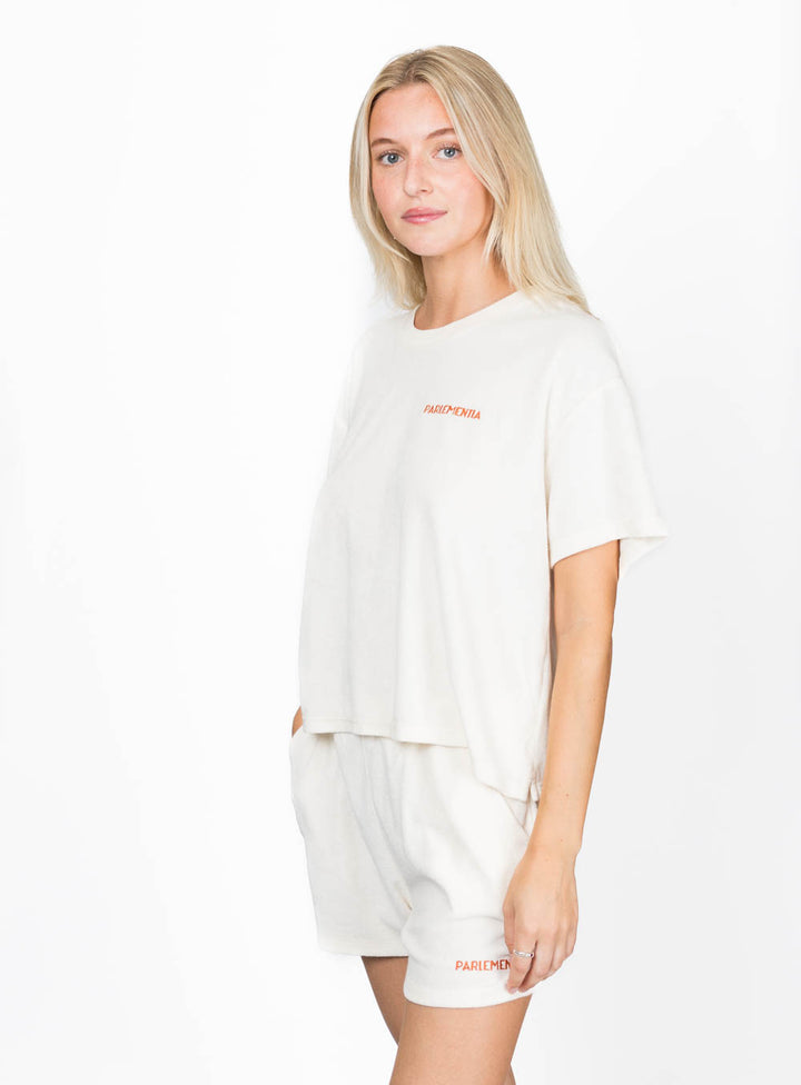 Beach Noise Club SS Tee - Ivory