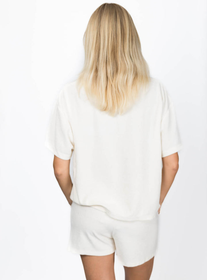 Beach Noise Club SS Tee - Ivory