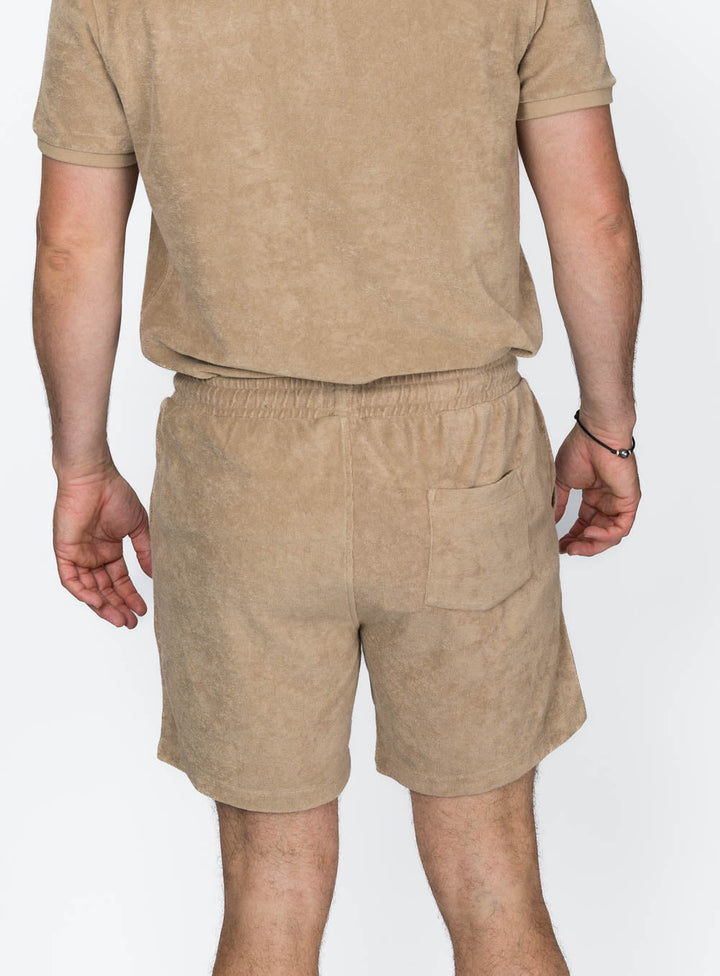 Beach Noise Club Shorts - Cream Coffee