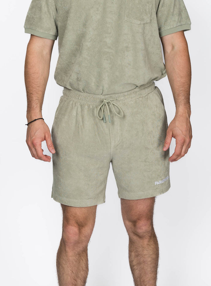 Beach Noise Club Shorts - Organic Khaki
