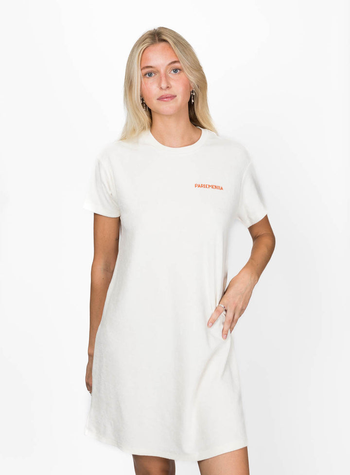 Beach Noise Club TeeDress - Ivory