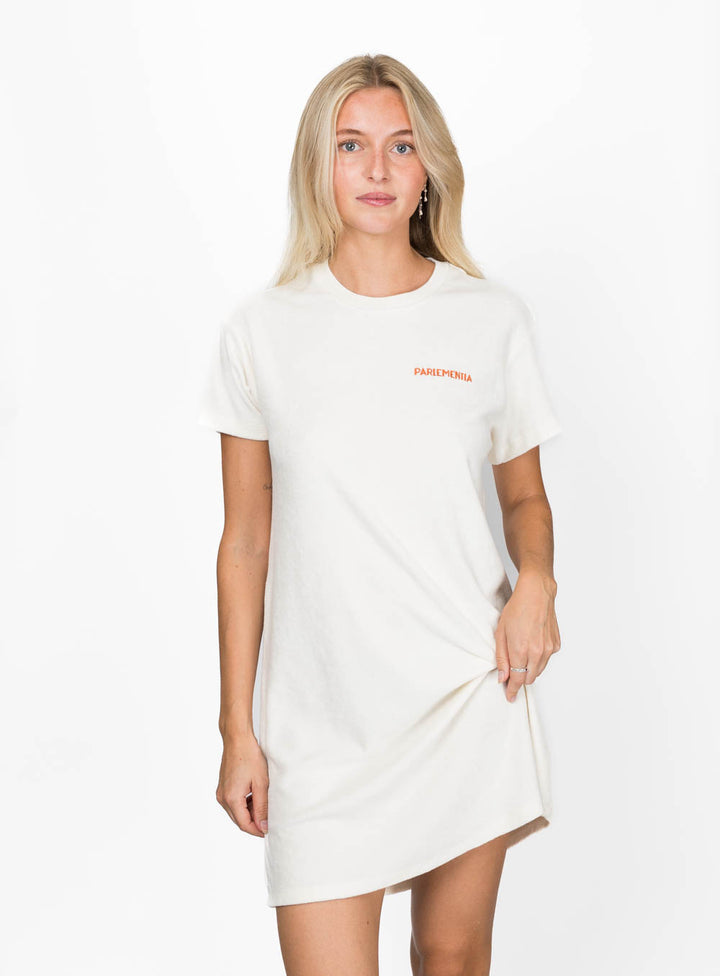Beach Noise Club TeeDress - Ivory