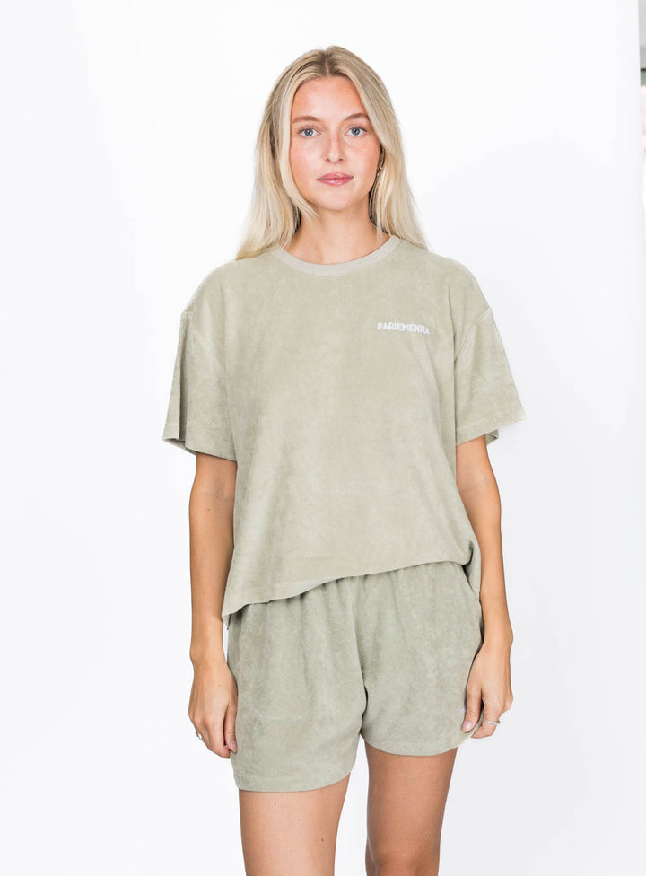 Beach Noise Club Ws Shorts - Almond Green