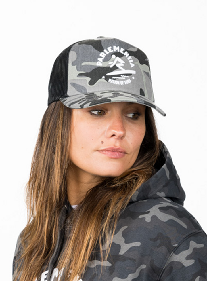Distant Break Camo Trucker Cap