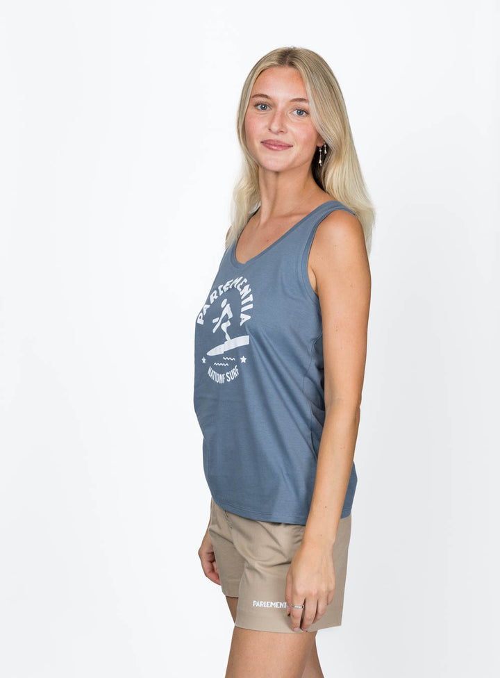 Distant Break SS Tee - Mineral Grey