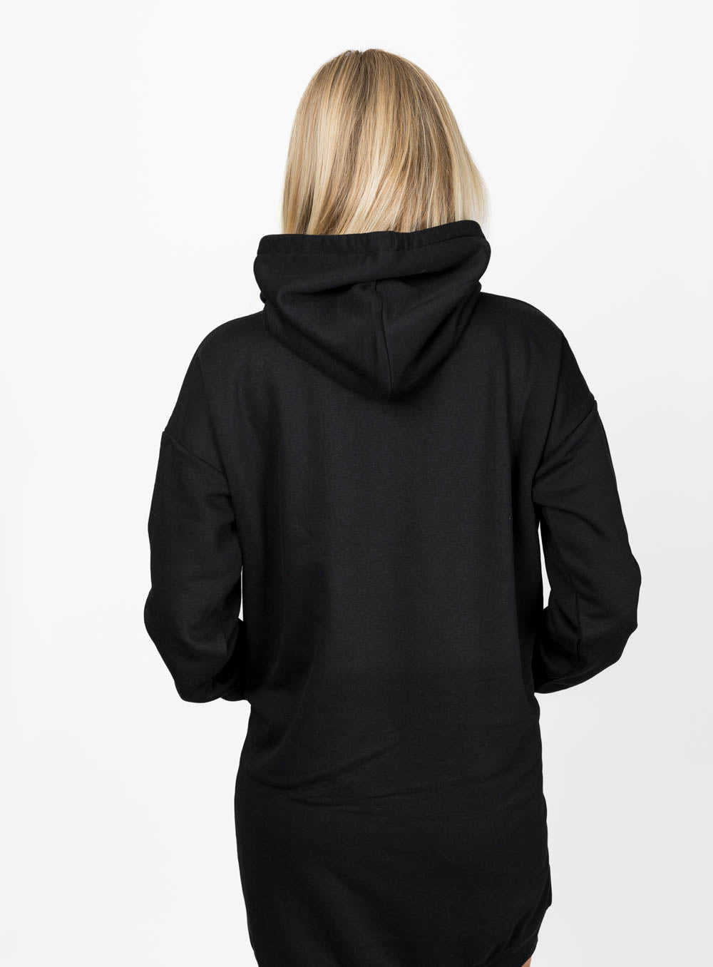 Distant Swell Sweatshirt Dress - Black