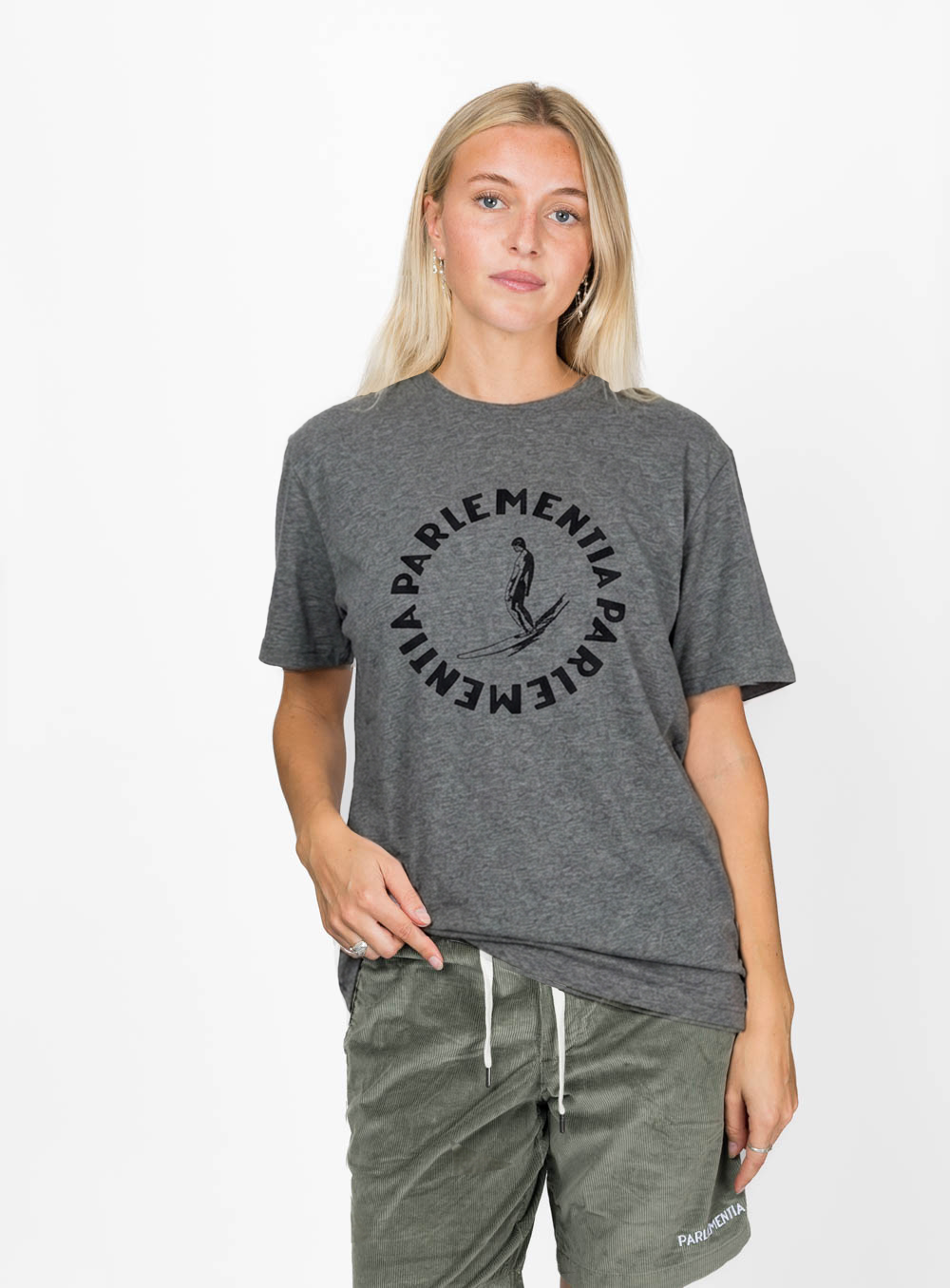Drift Union SS Tee - Heather Navy