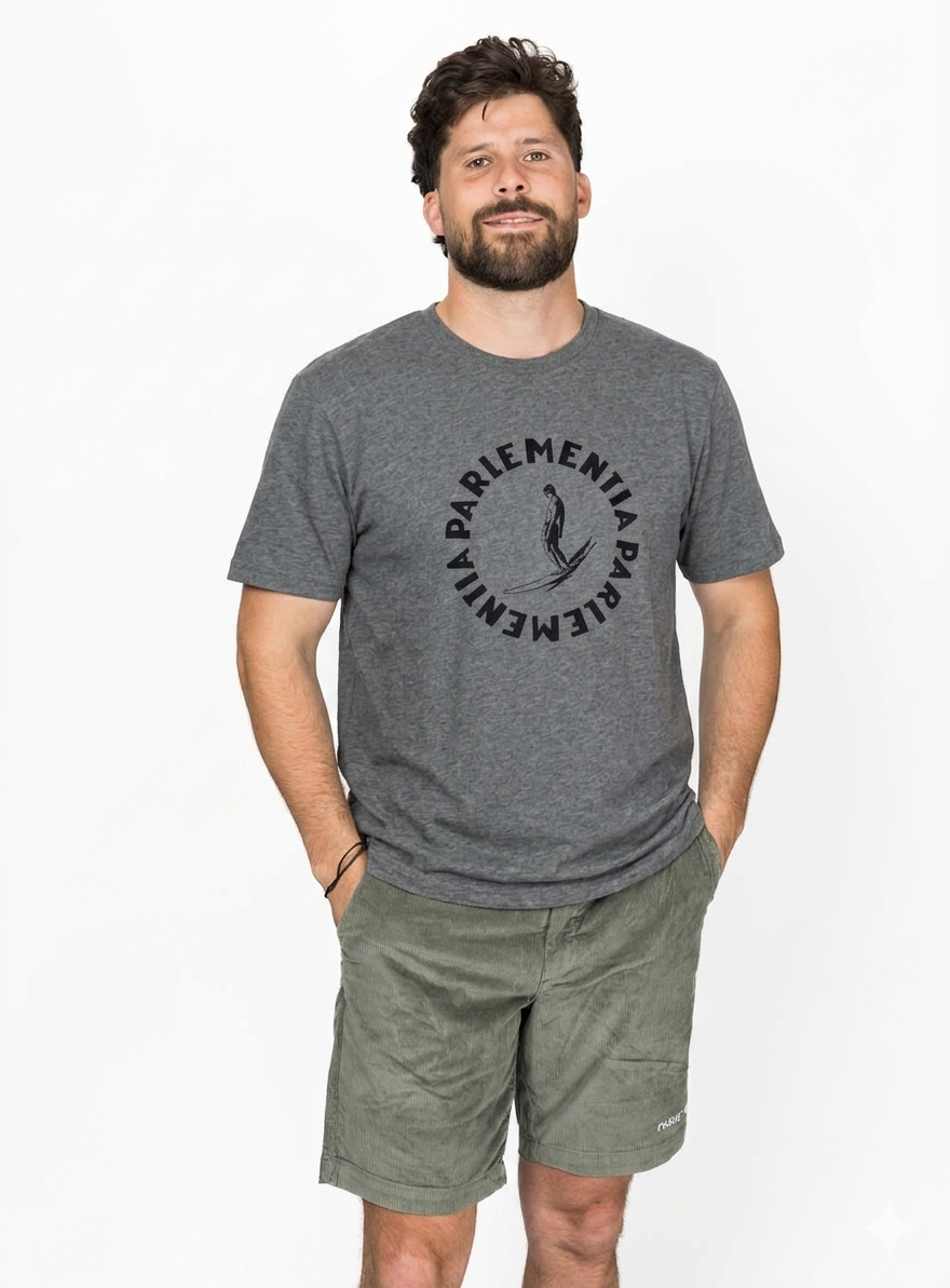 Drift Union SS Tee - Heather Navy