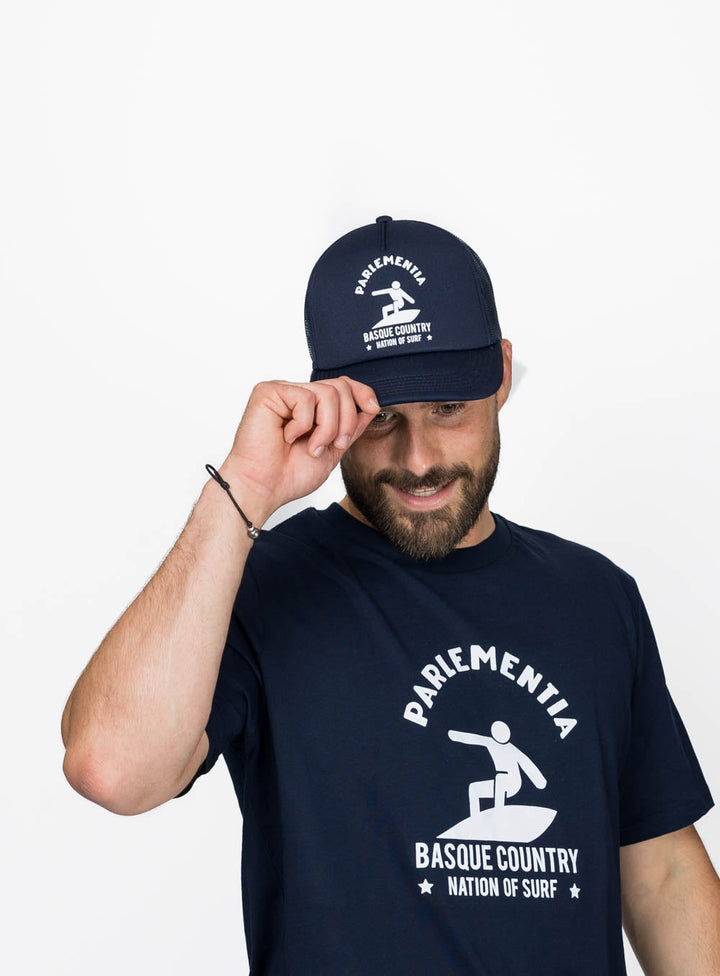 Foam Fiction Trucker - Navy &amp; White