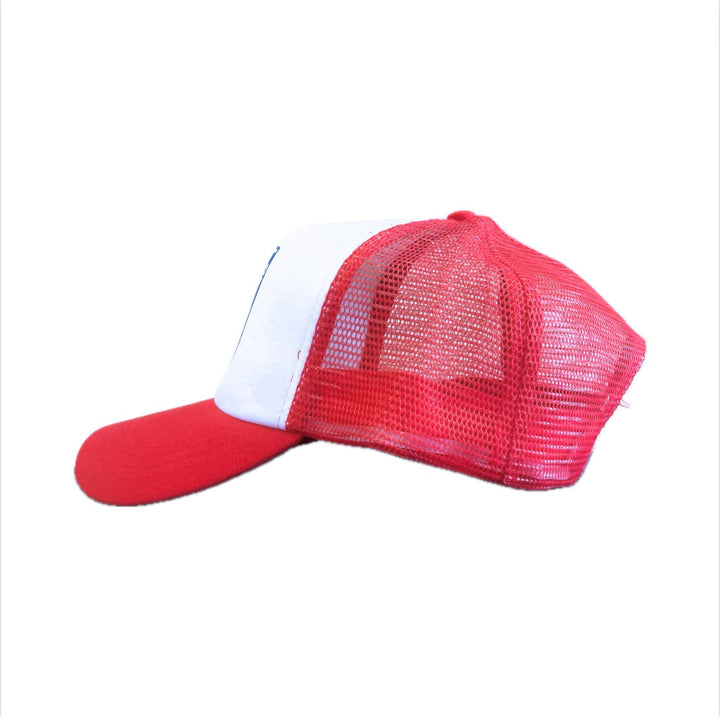 Trucker cap red/white - blue Whale