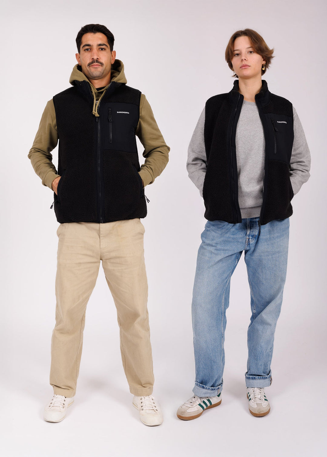 Shepherd zip black - white Parlementia