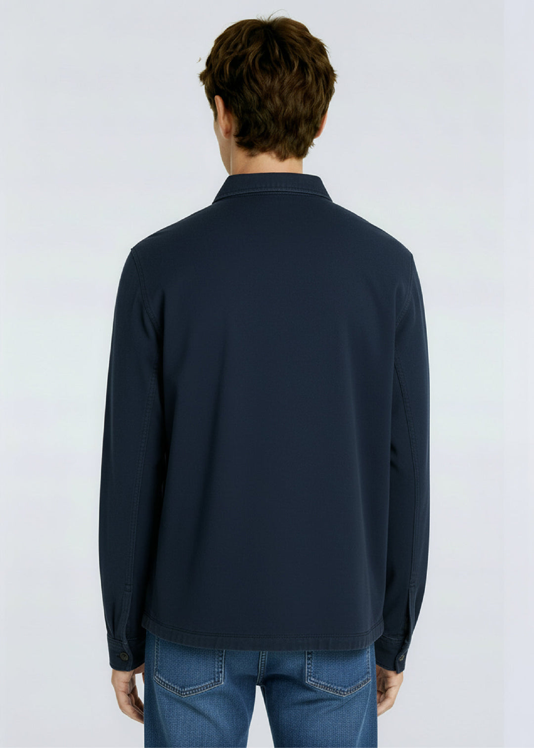Overshirt navy - white Parlementia