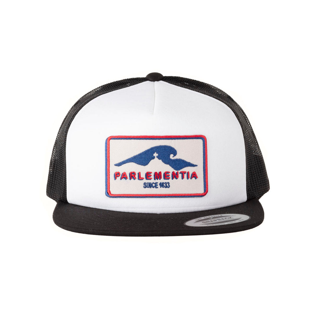 Snapback cap black/white - Hill patch