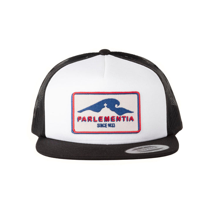 Snapback cap black/white - Hill patch