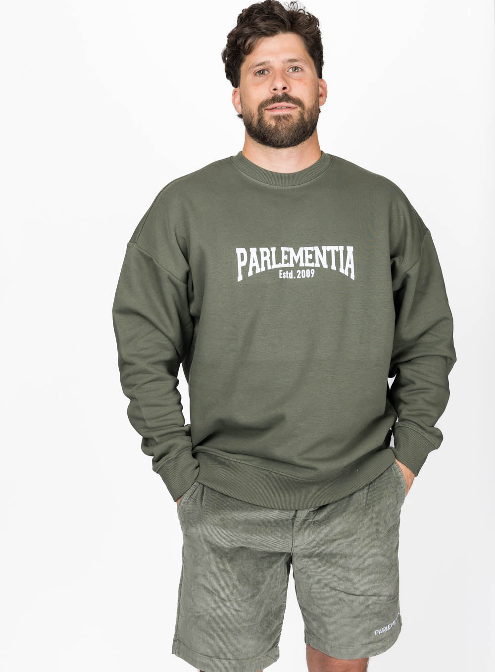 Breakline Co.Crewneck - Organic Khaki