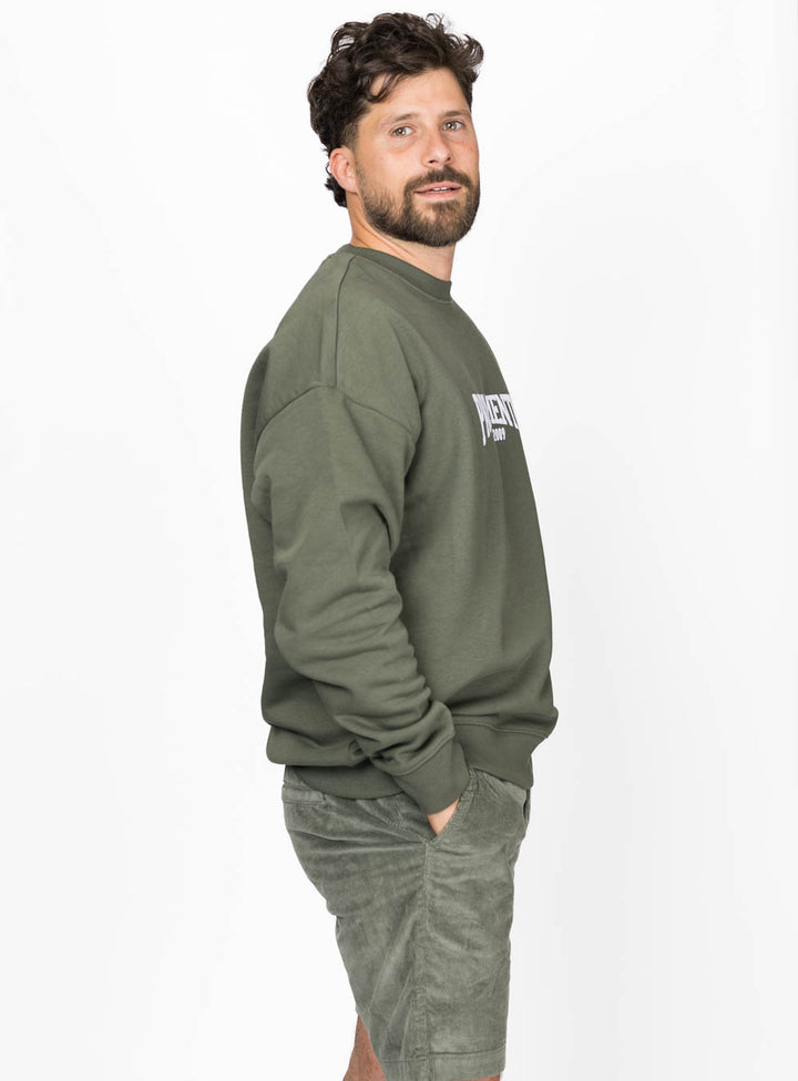 Breakline Co.Crewneck - Organic Khaki