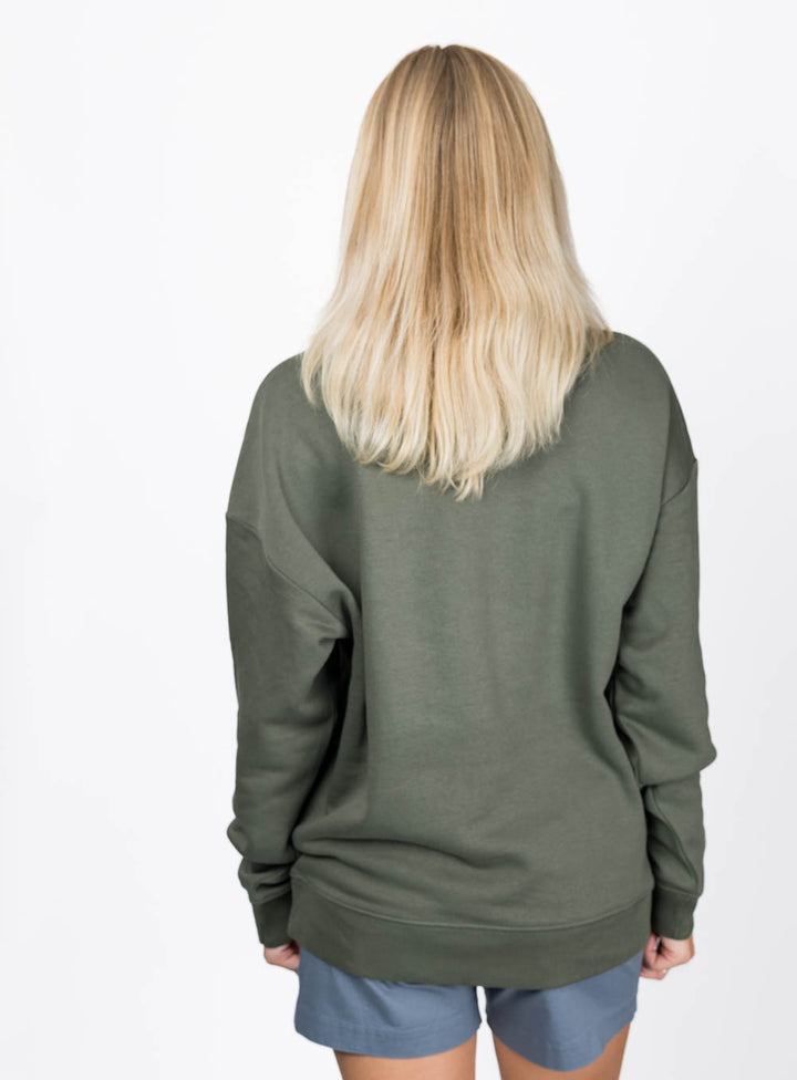 Breakline Co.Crewneck - Organic Khaki
