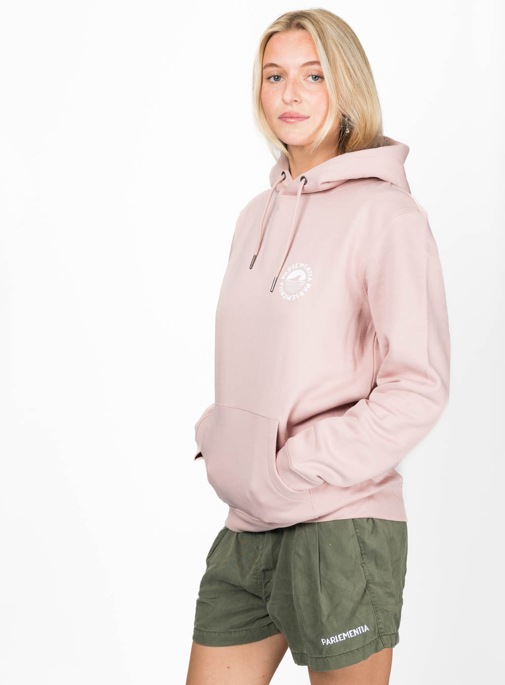 Coastal Delay Hoodie Ws - Petal Rose