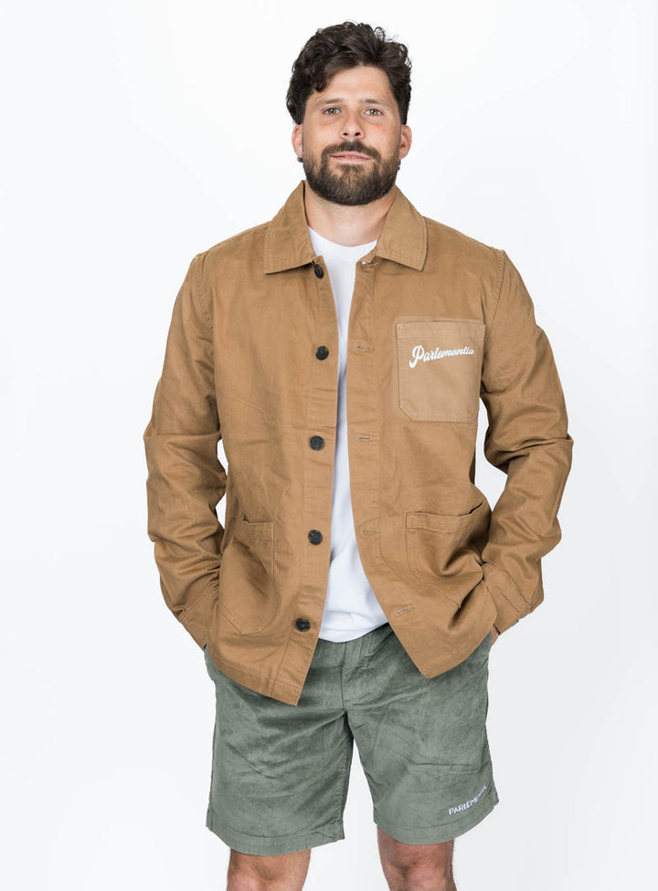 Coastline Archive Worker Jacket - Dark Camel
