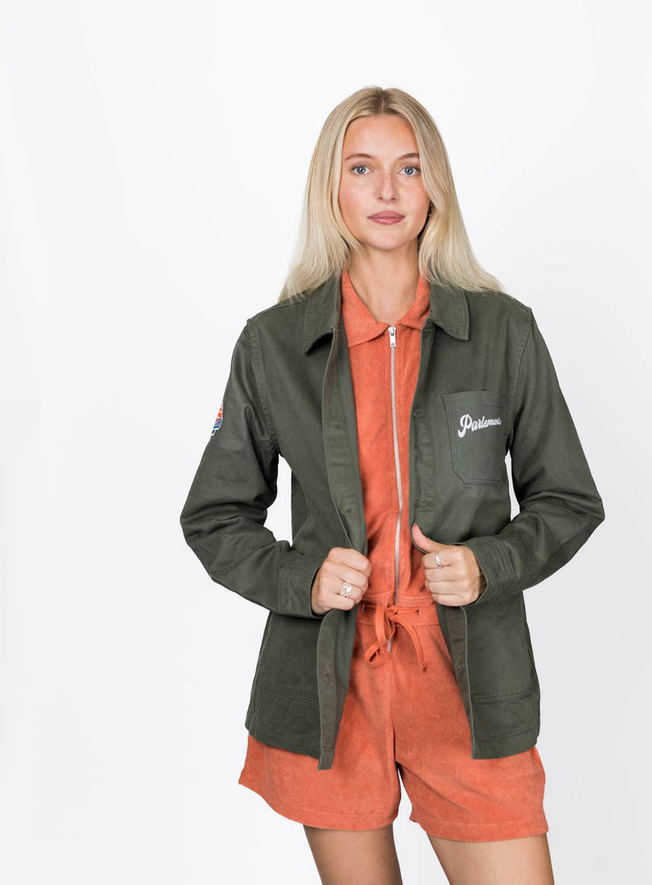 Coastline Archive Worker Jacket Ws - Khaki