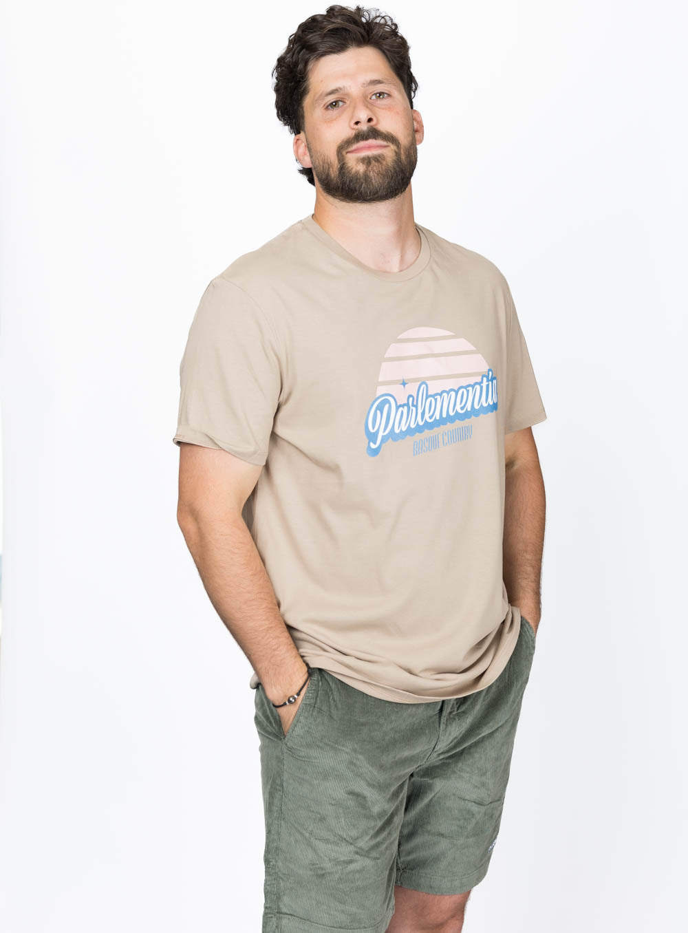 Coastline Theory SS Tee - Wet Sand