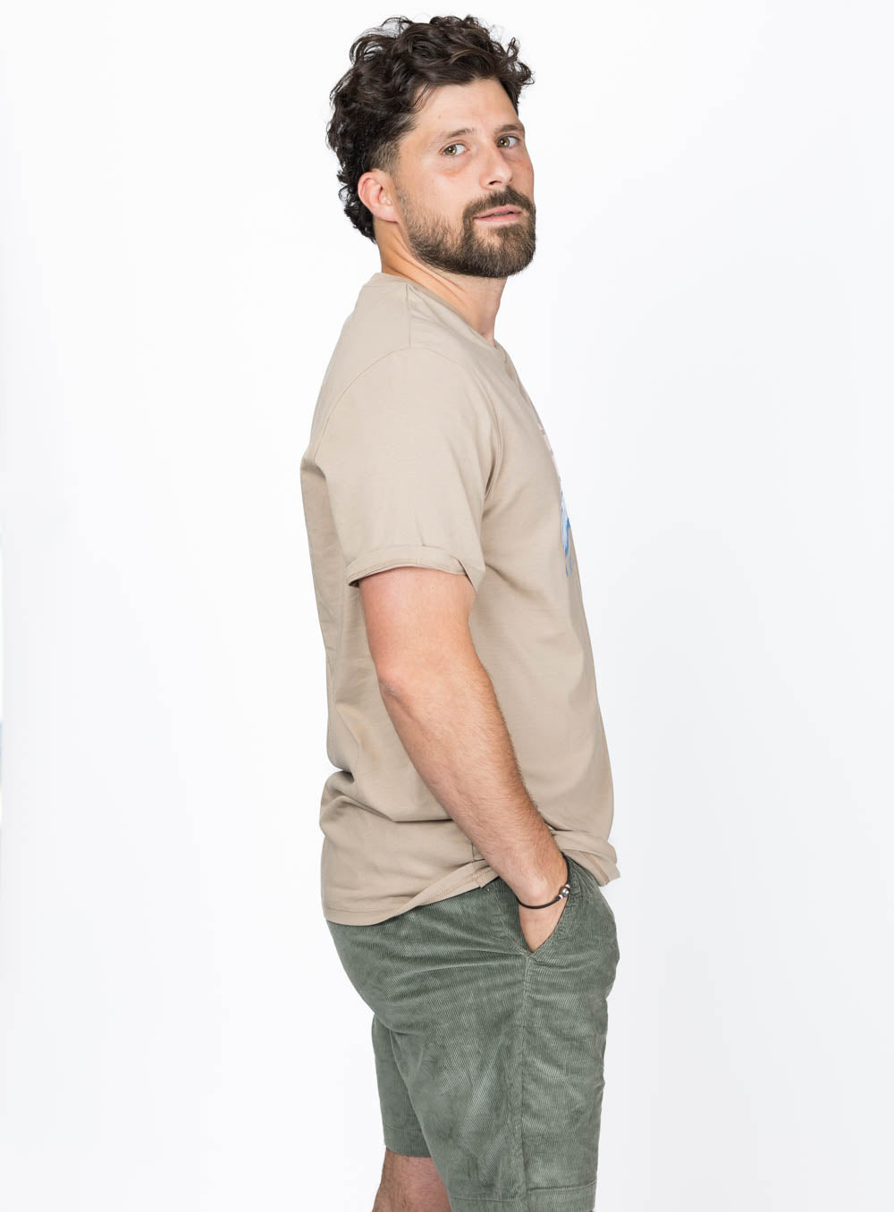 Coastline Theory SS Tee - Wet Sand