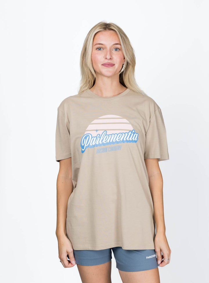 Coastline Theory Ws SS Tee - Wet Sand