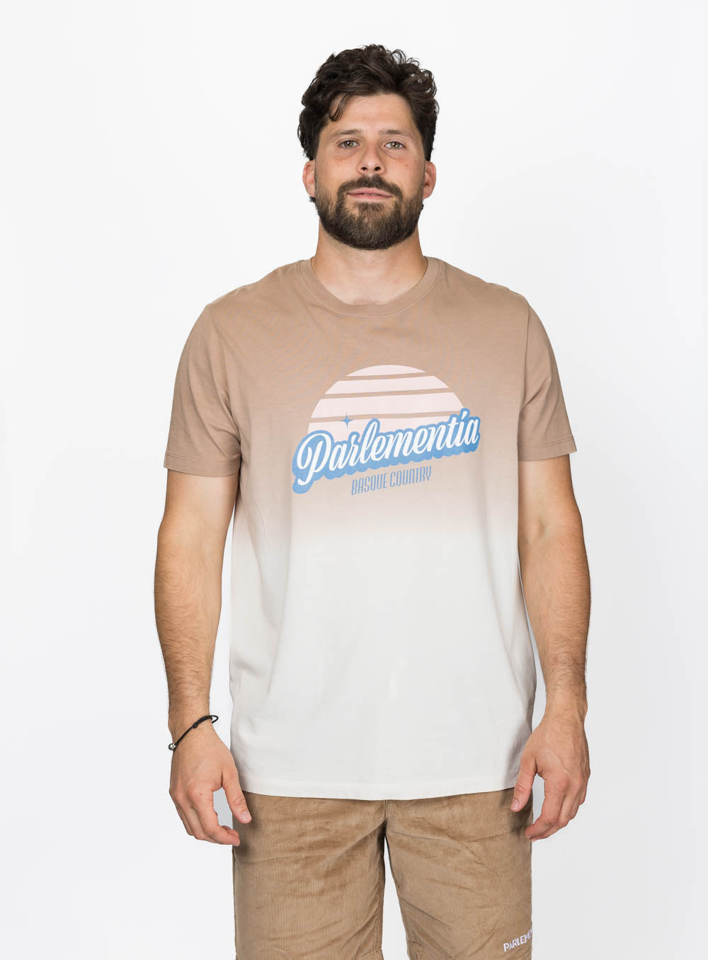 Coastline Theory SS Tee - Dip Dye Wet Sand