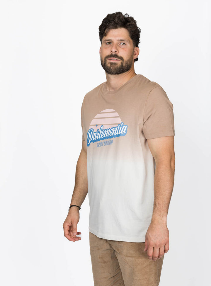 Coastline Theory SS Tee - Dip Dye Wet Sand