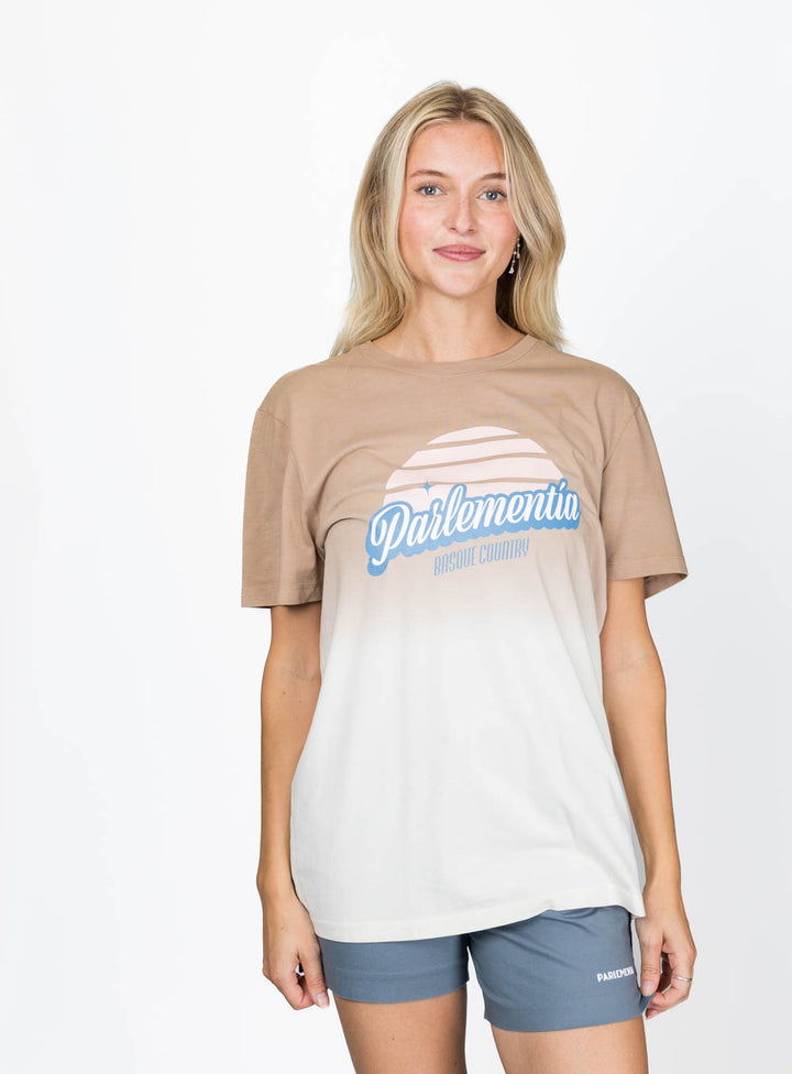 Coastline Theory Ws SS Tee - Dip Dye Wet Sand