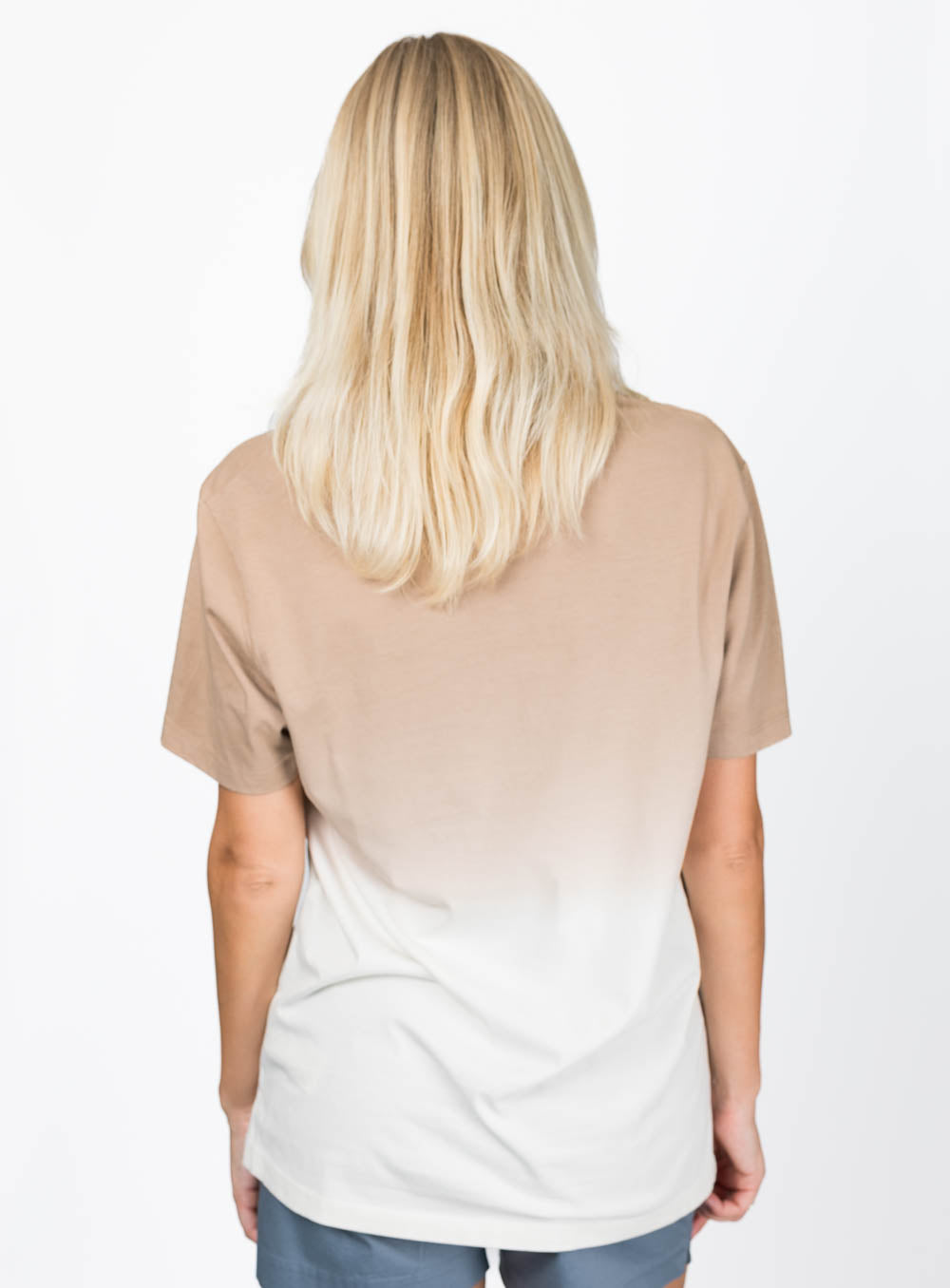 Coastline Theory Ws SS Tee - Dip Dye Wet Sand
