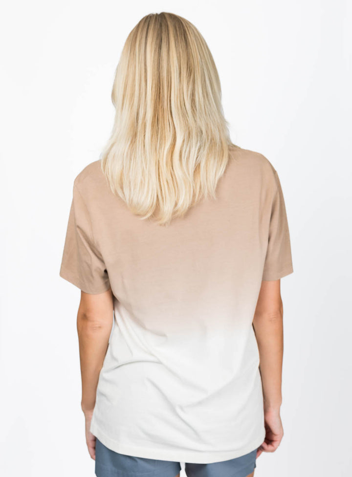 Coastline Theory Ws SS Tee - Dip Dye Wet Sand