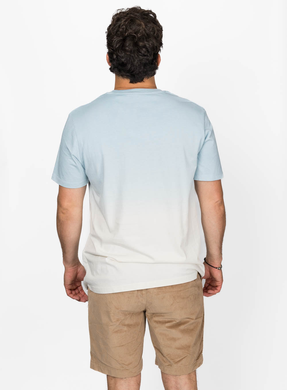 Coastline Theory SS Tee - Dip Dye Aquamarine