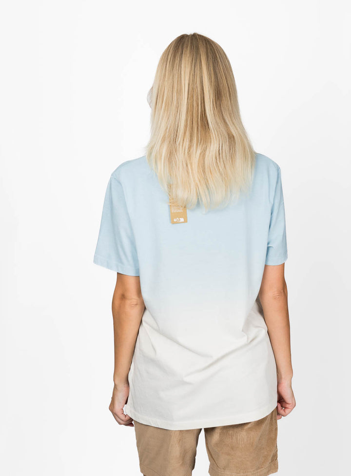 Coastline Theory Ws SS Tee - Dip Dye Aquamarine