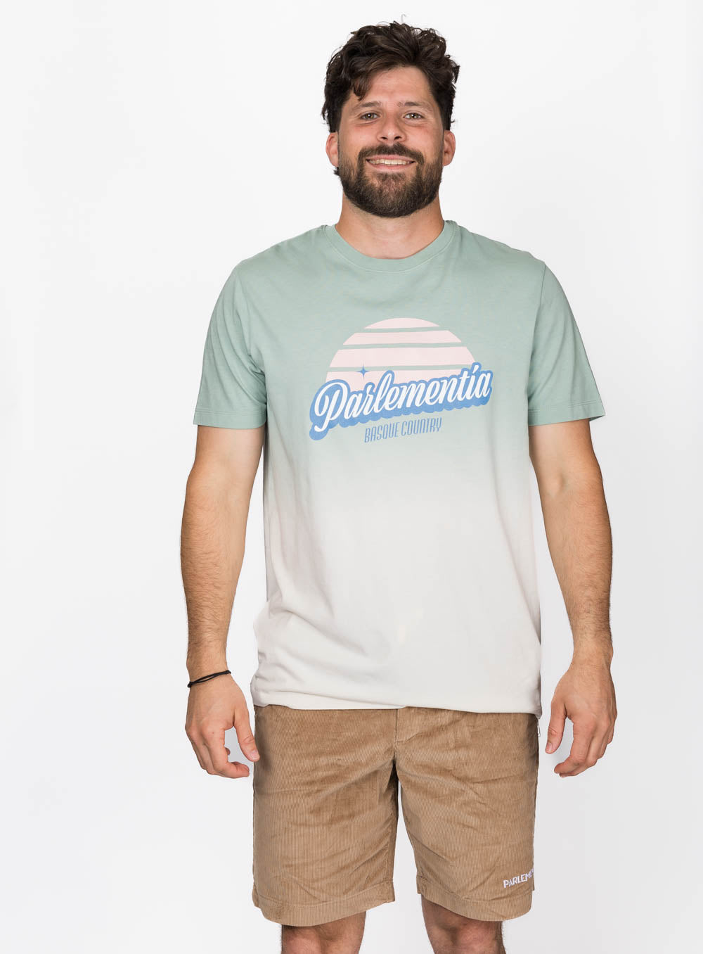 Coastline Theory SS Tee - Dip Dye Jade Green