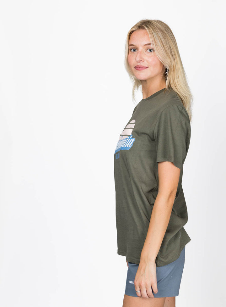 Coastline Theory Ws SS Tee - Organic Khaki