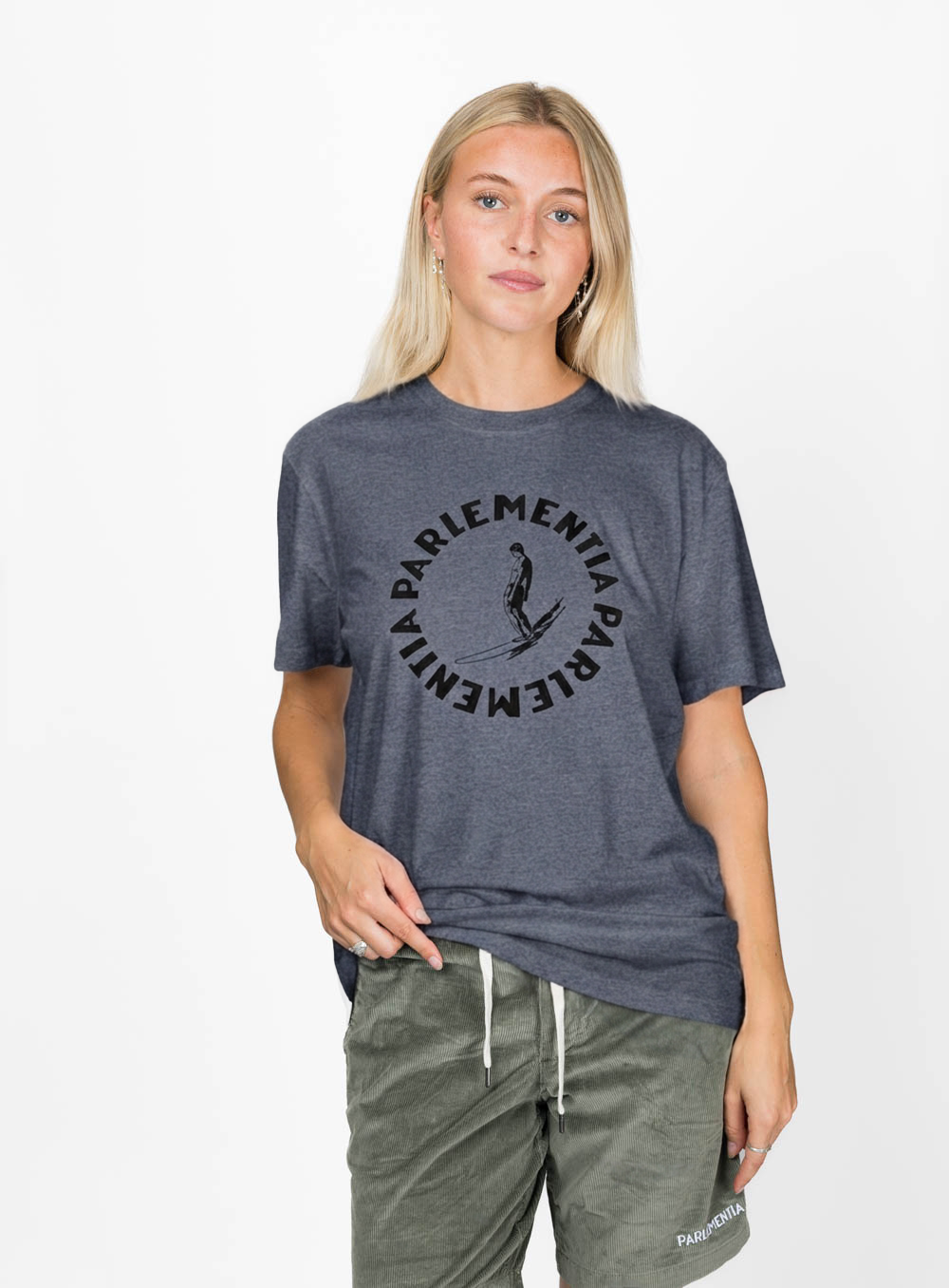 Drift Union Ws SS Tee - Heather Navy