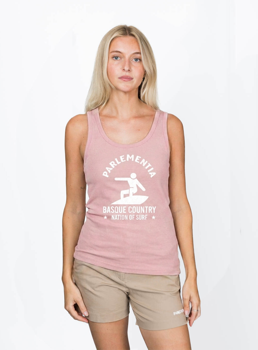 Foam Fiction Tank Top - Petal Rose
