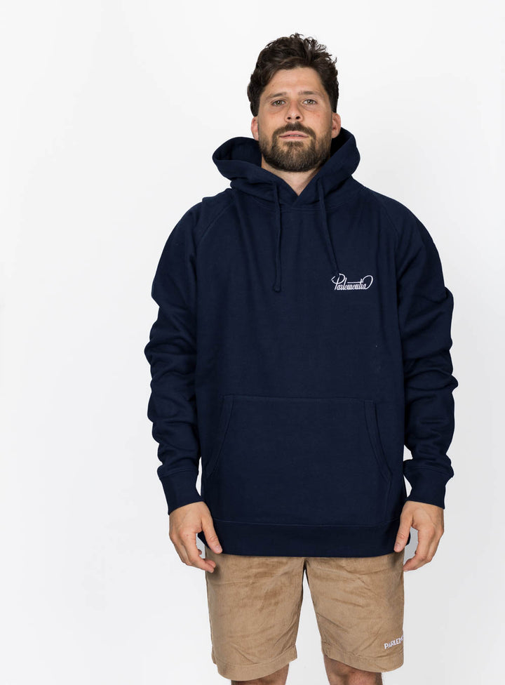 Outer Reef Club Hoodie Navy