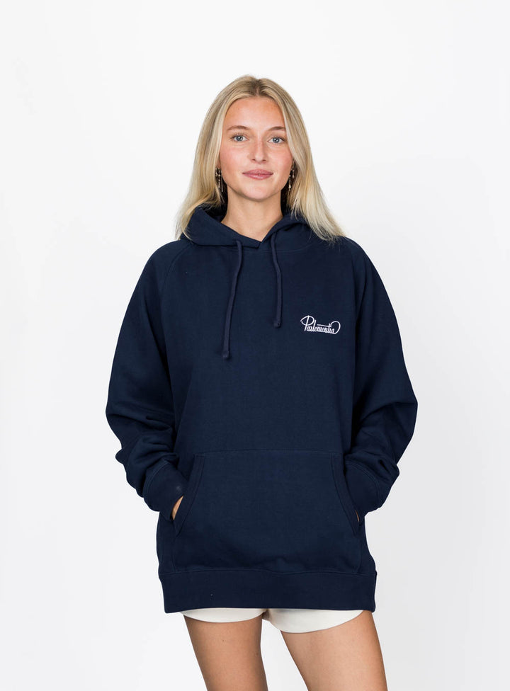 Outer Reef Club Hoodie Navy