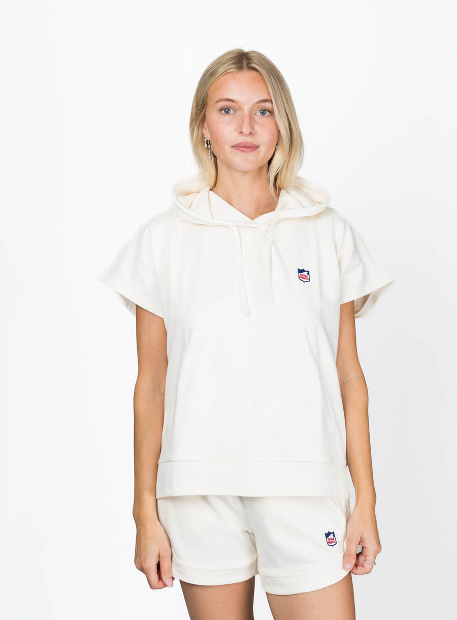 Salt Archive Sleeveless Hoodie Ivory