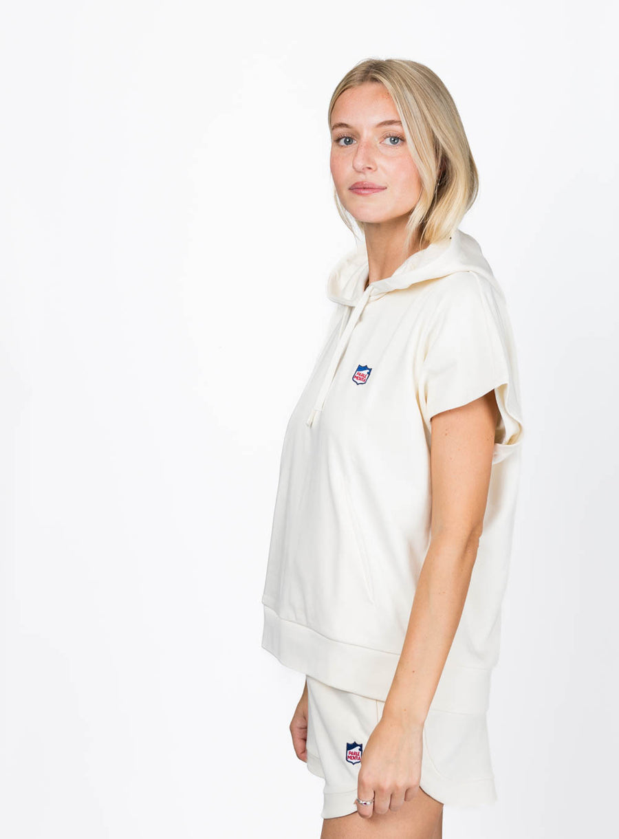 Salt Archive Sleeveless Hoodie Ivory profil