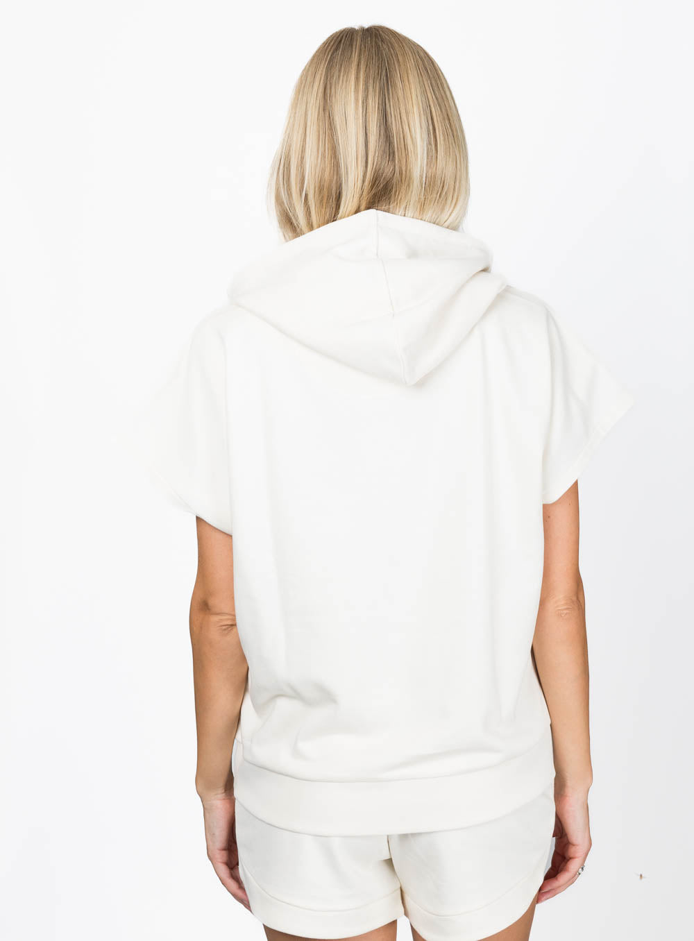 Salt Archive Sleeveless Hoodie Ivory dos
