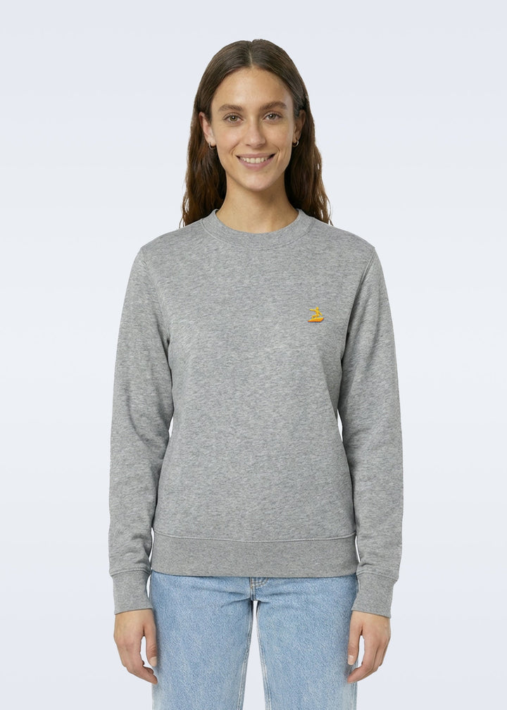 Sweat mixte brodé grey - tri Easysurf