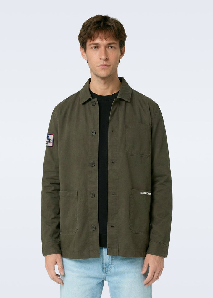 Veste worker kaki - Hill patch