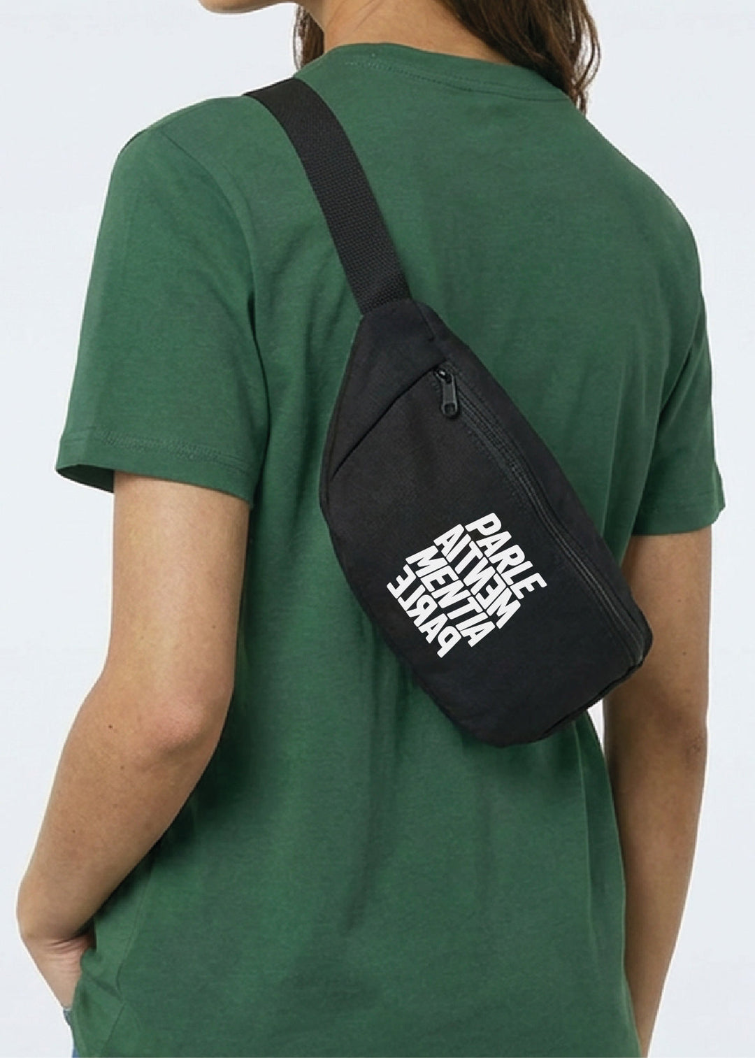 Sac banane black - white Swell