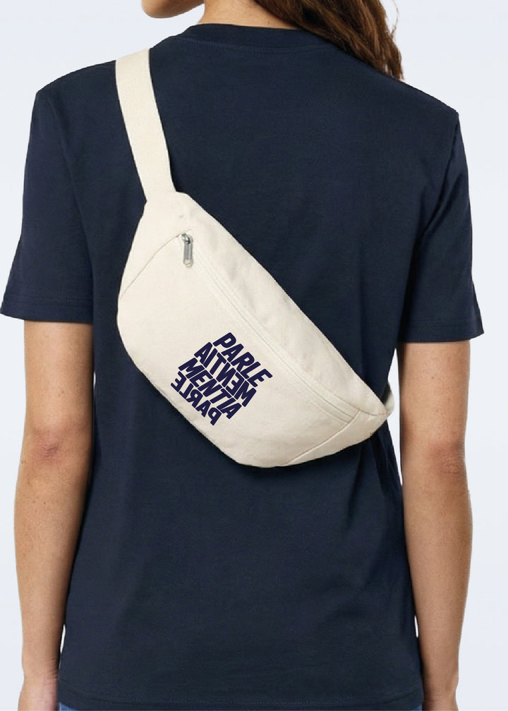 Sac banane off-white - navy Swell