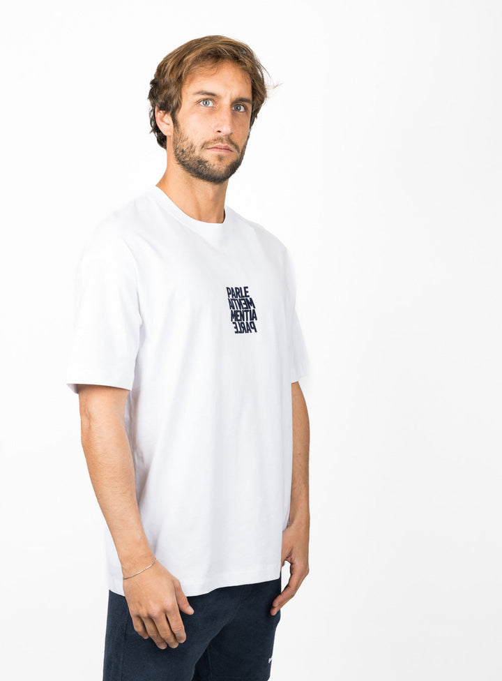 Sea State Club Oversized SS Tee - White