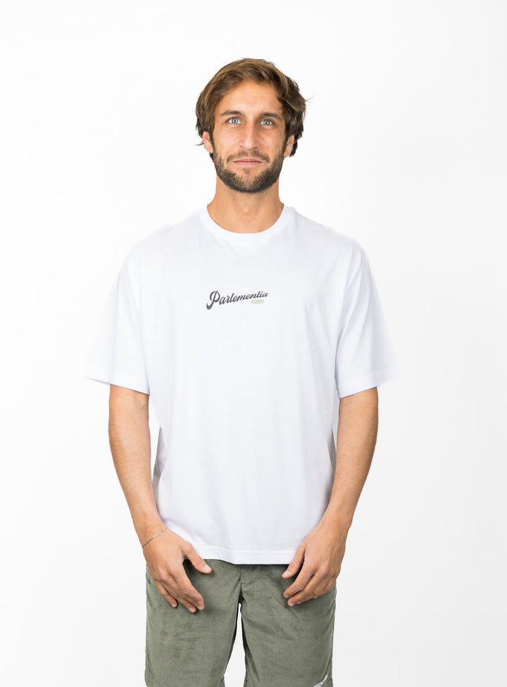 Surf Music Oversized Tee - White