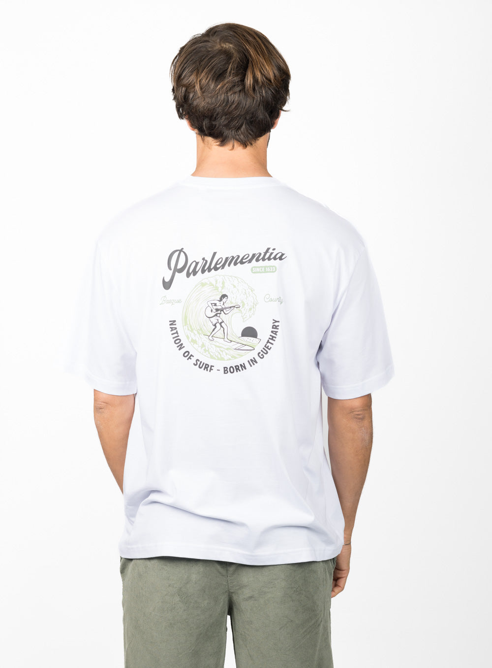 Surf Music Oversized Tee - White